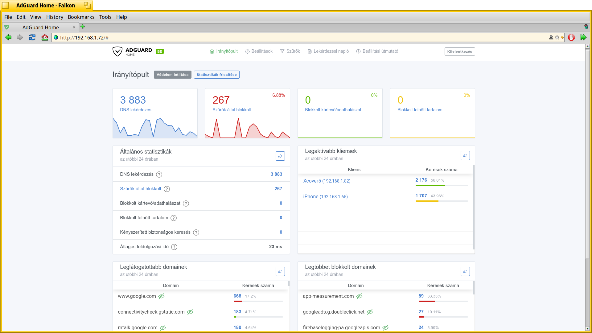 AdGuard webadmin